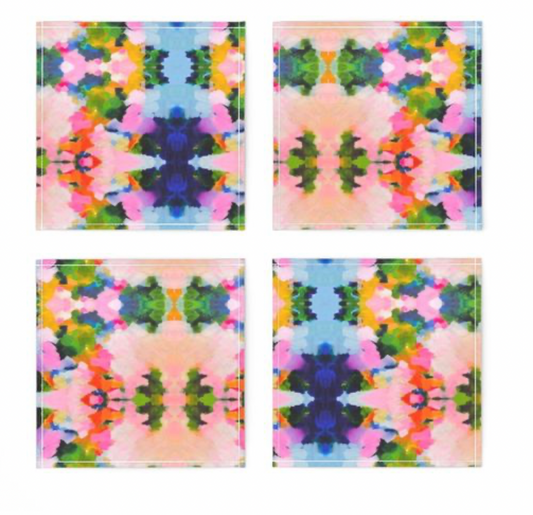 Wonderlust Cocktail Napkins, Set of 4