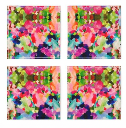 Yum Yum Cocktail Napkins, Set of 4