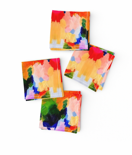 Wonderland Cocktail Napkins, Set of 4