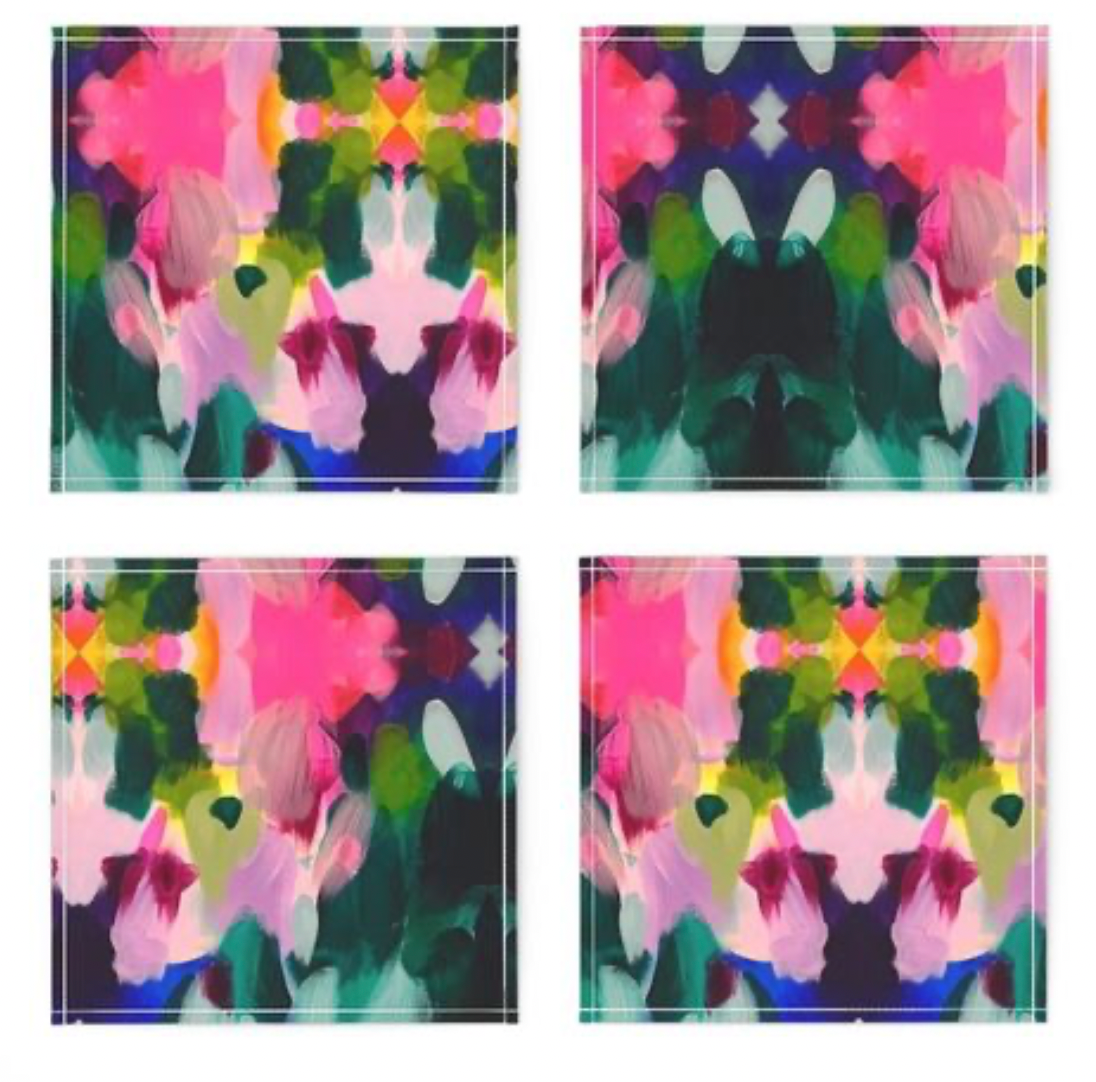 Jade Cocktail Napkins, Set of 4