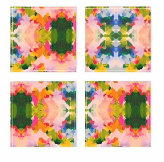 Sunset Cocktail Napkins, Set of 4