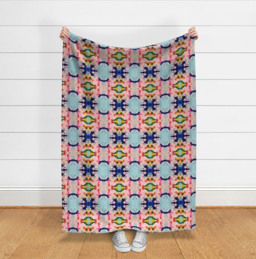 Blue Skies Throw Blanket