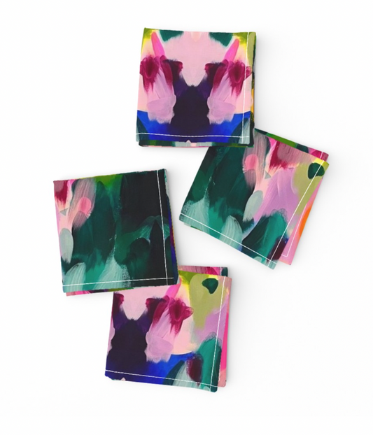 Jade Cocktail Napkins, Set of 4