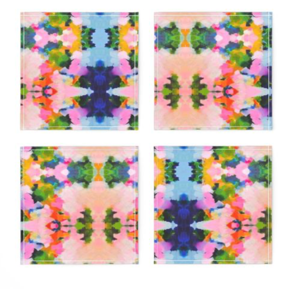 Wonderlust Cocktail Napkins, Set of 4