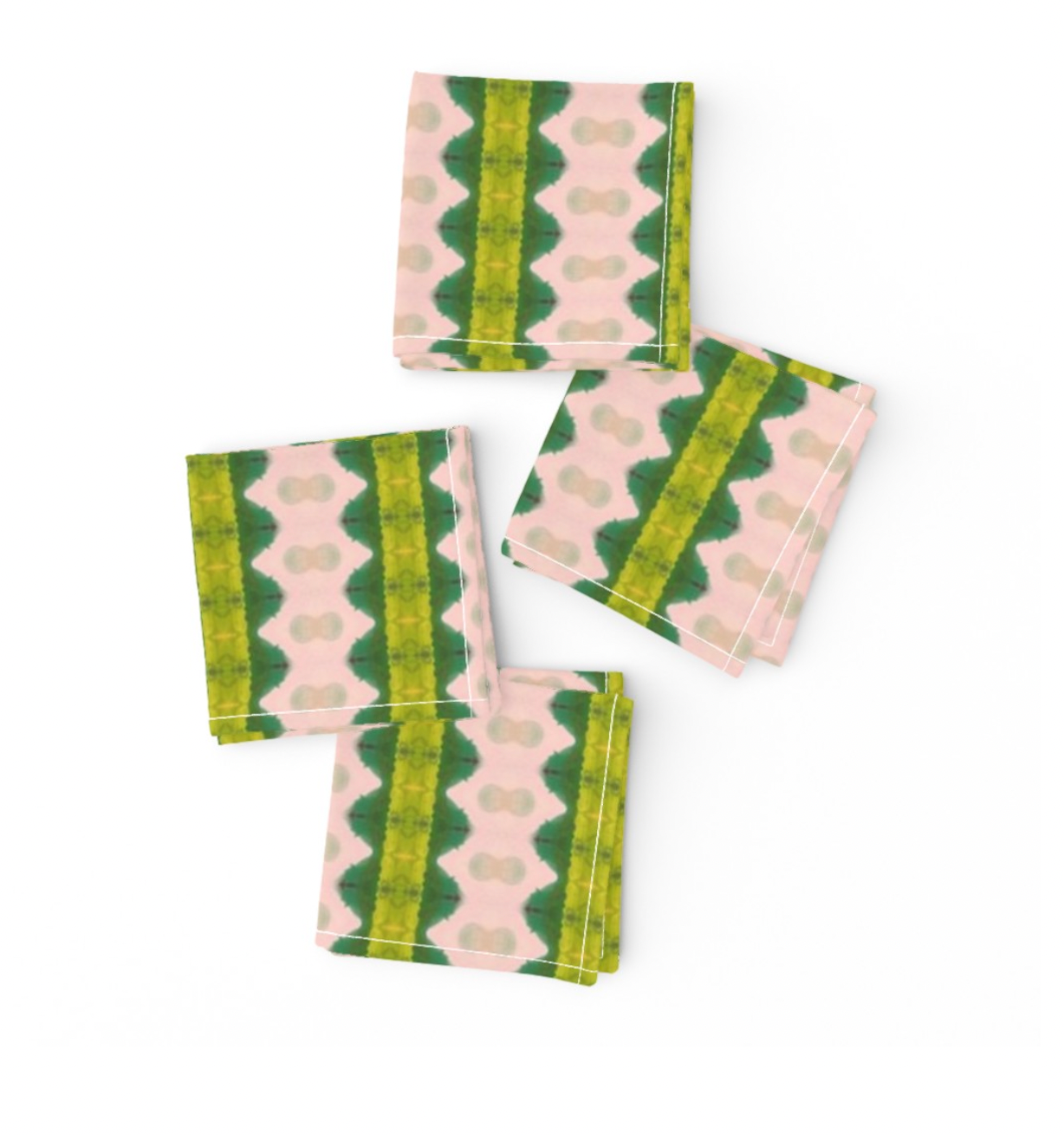 Kiwi Cocktail Napkins, Set of 4