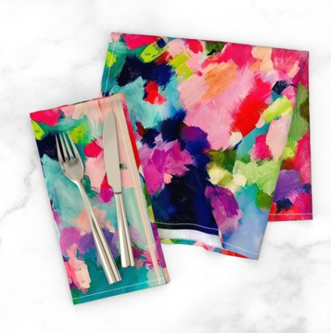 Yum Yum Dinner Napkins, Set of 2