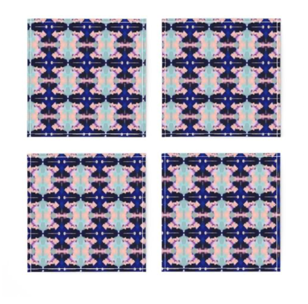 Midnight Cocktail Napkins, Set of 4