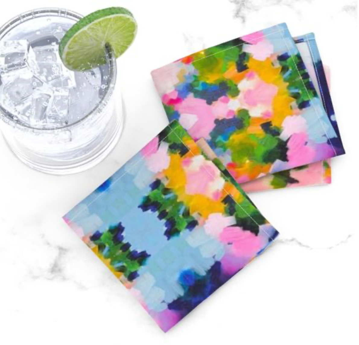 Wonderlust Cocktail Napkins, Set of 4