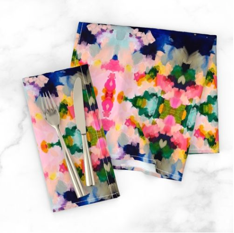 Flowerchild Dinner Napkins, Set of 2