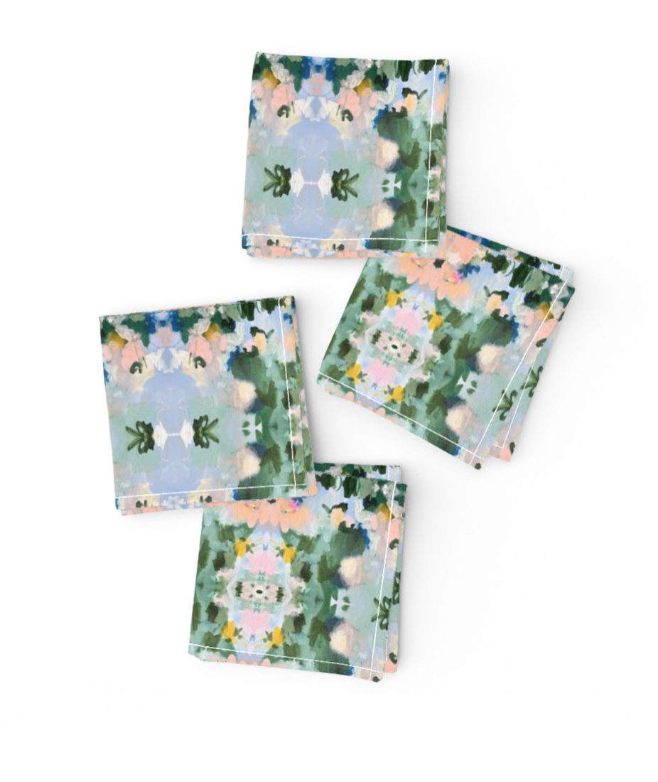 Meadow Cocktail Napkins, Set of 4