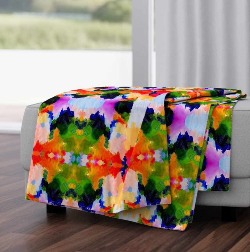 Wonderland Throw Blanket