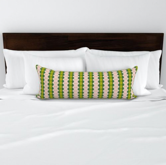 Kiwi XL Lumbar Throw Pillow Cover