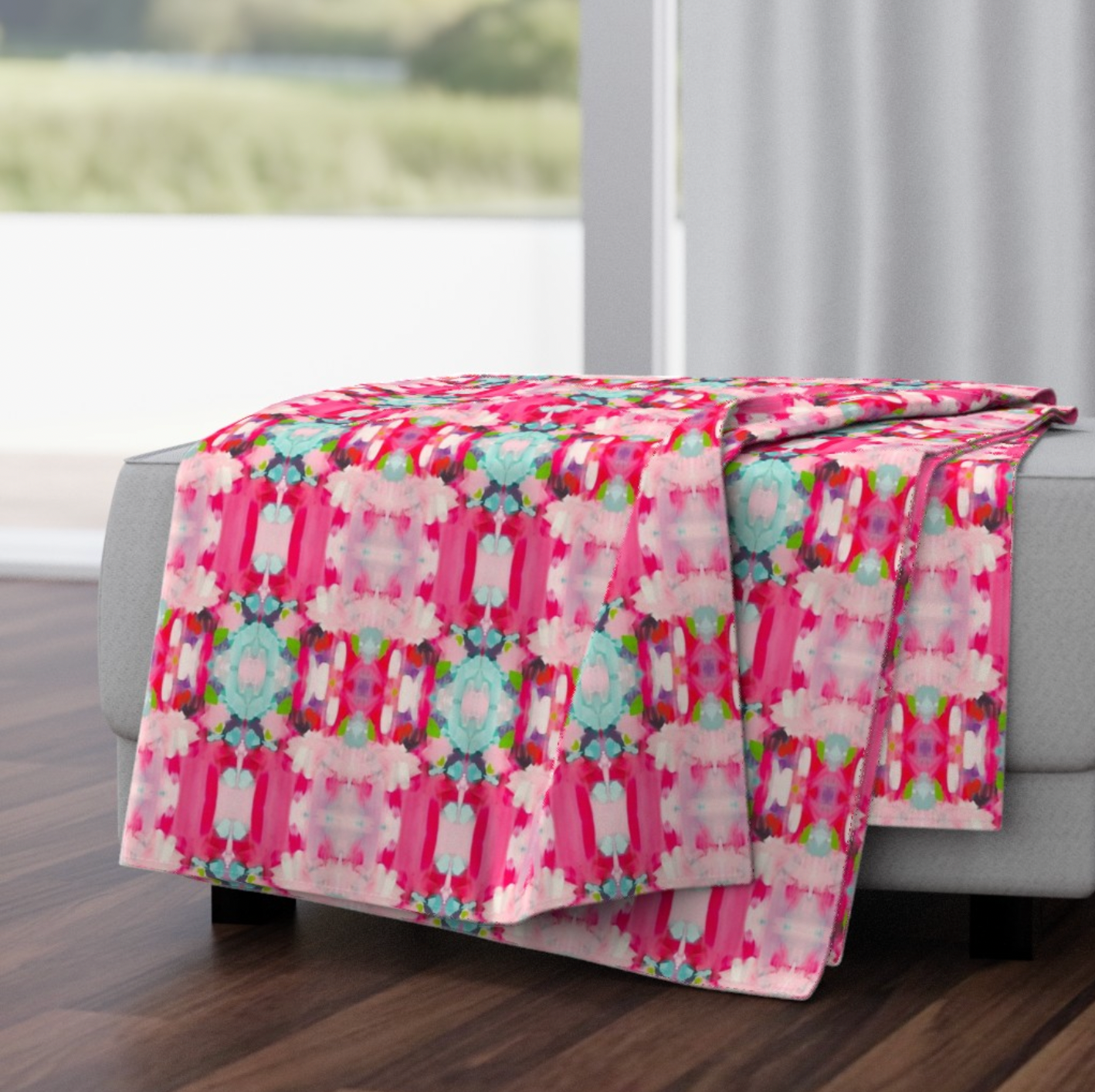 Cotton Candy Throw Blanket