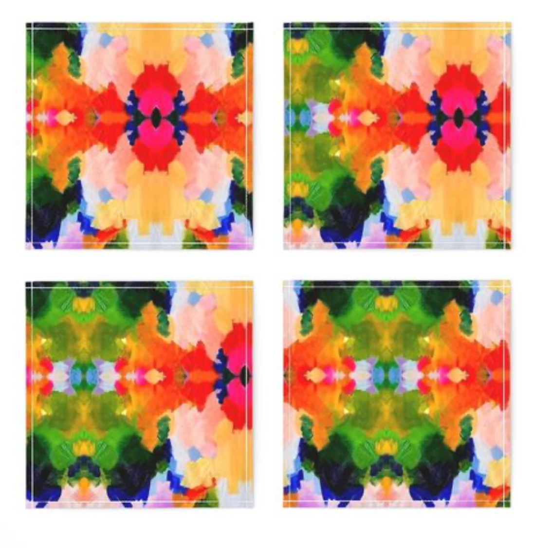Wonderland Cocktail Napkins, Set of 4