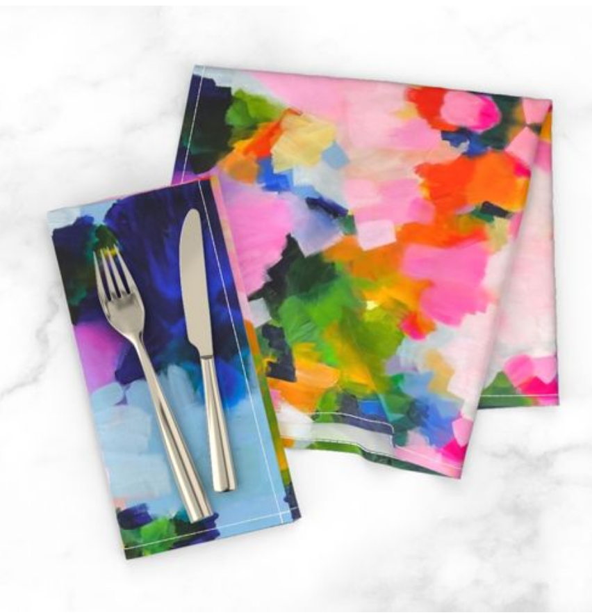 Wonderlust Dinner Napkins, Set of 2