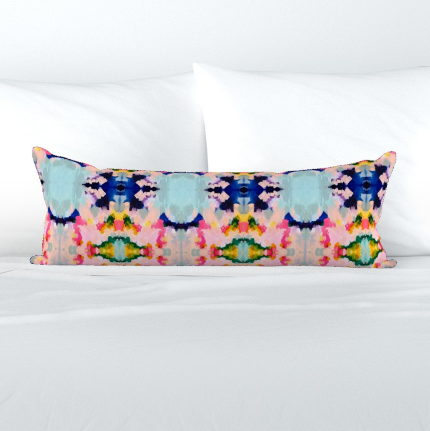 Blue Skies XL Lumbar Throw Pillow Cover