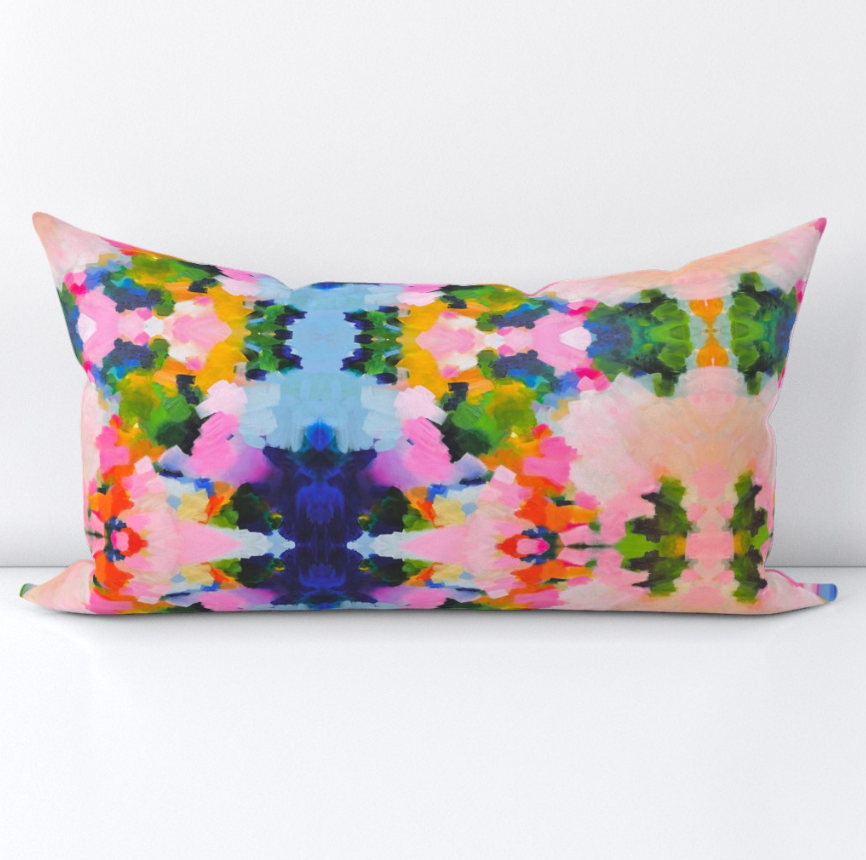Wonderlust Lumbar Throw Pillow Cover