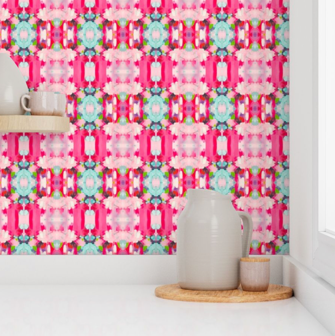 Cotton Candy Peel & Stick Wallpaper