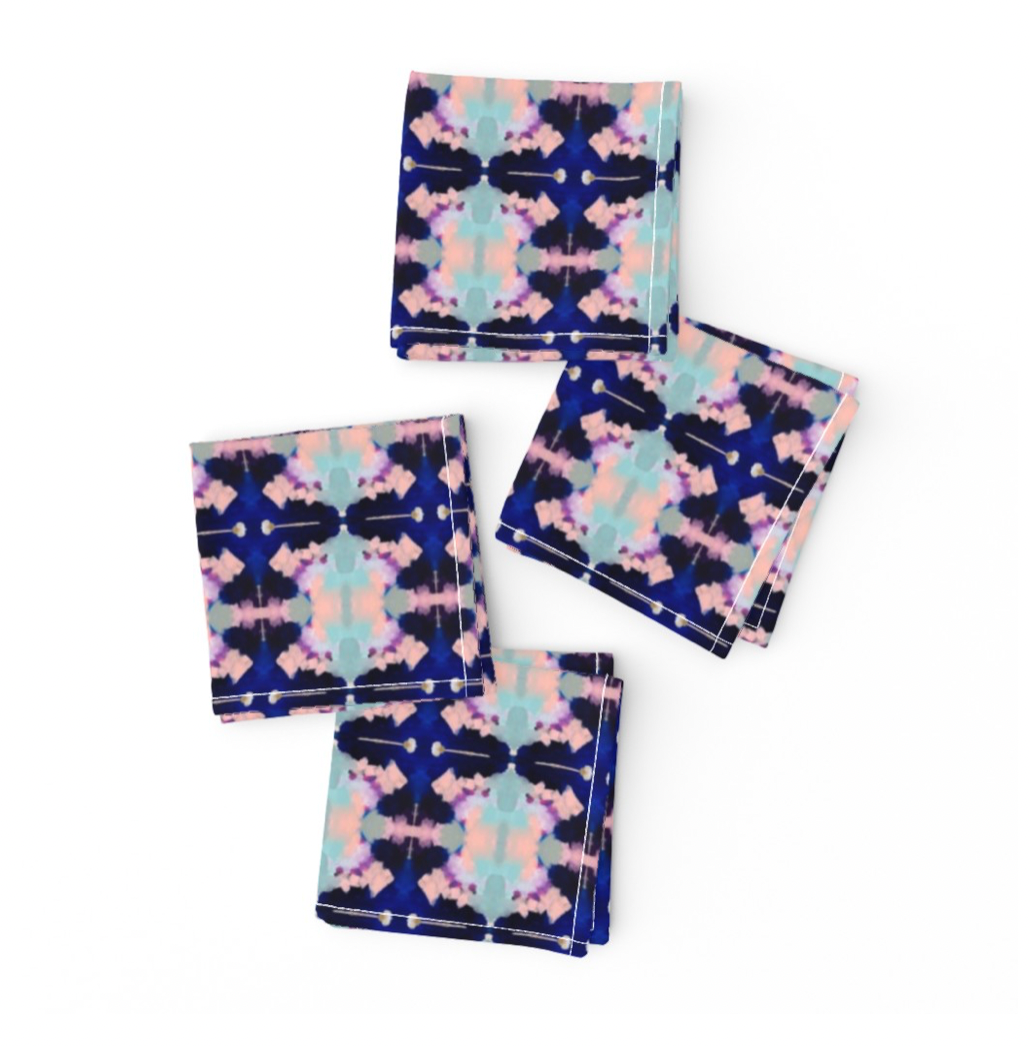 Midnight Cocktail Napkins, Set of 4