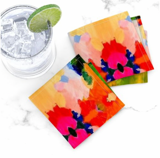 Wonderland Cocktail Napkins, Set of 4
