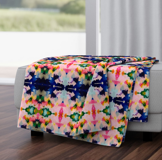 Flowerchild Throw Blanket