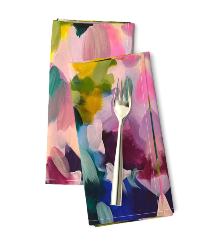 Preppy Dinner Napkins, Set of 2
