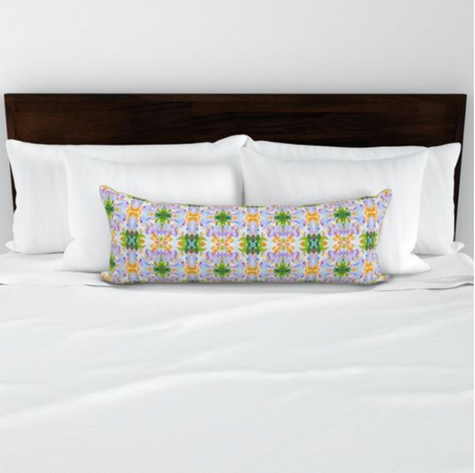 Lavender Daze XL Lumbar Throw Pillow Cover