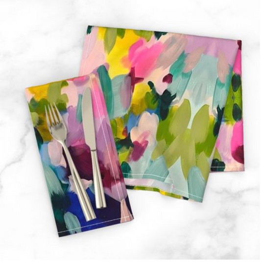 Preppy Dinner Napkins, Set of 2