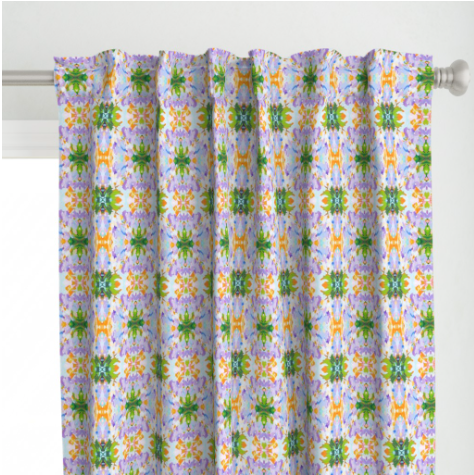 Lavender Daze Curtain Panel