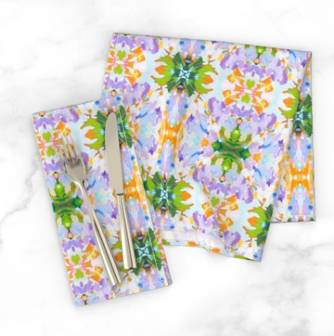 Lavender Daze Dinner Napkins, Set of 2