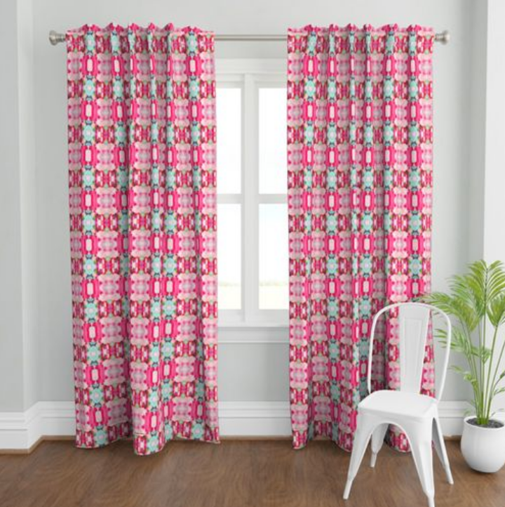 Cotton Candy Curtain Panel