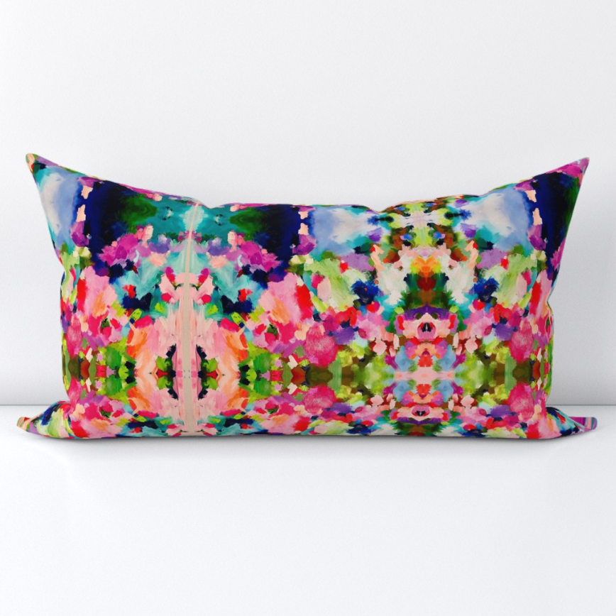 Yum Yum Lumbar Throw Pillow Cover