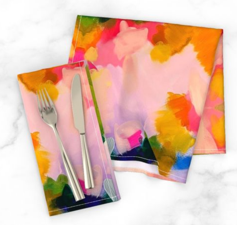 Sunset Dinner Napkins, Set of 2
