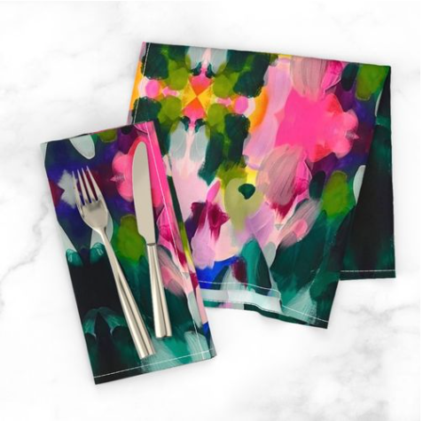 Jade Dinner Napkins, Set of 2