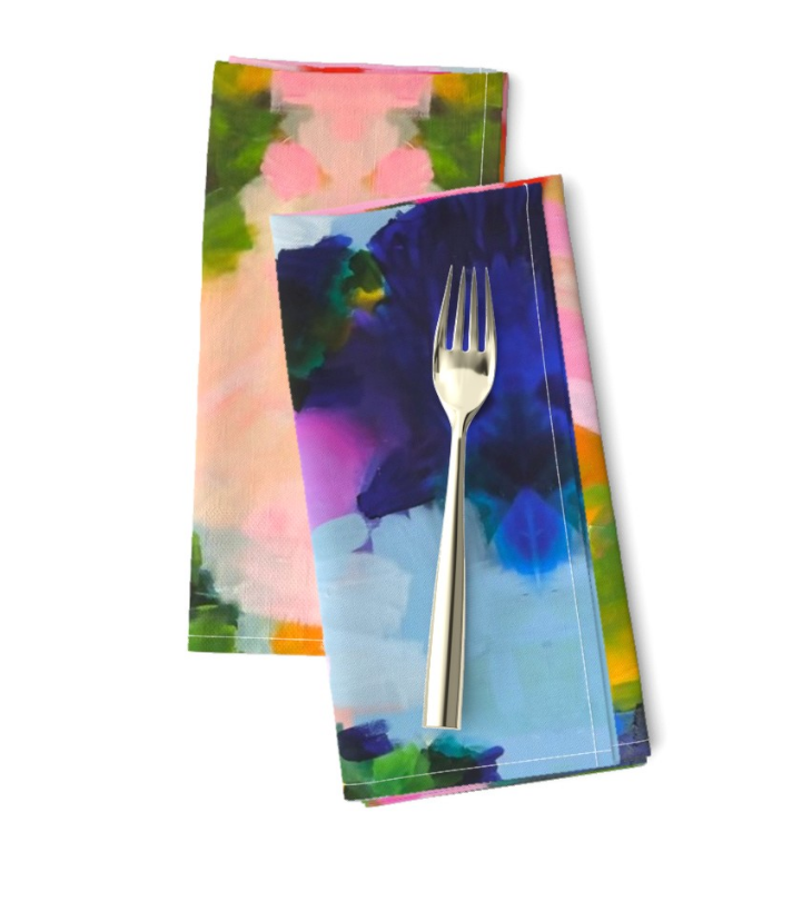 Wonderlust Dinner Napkins, Set of 2