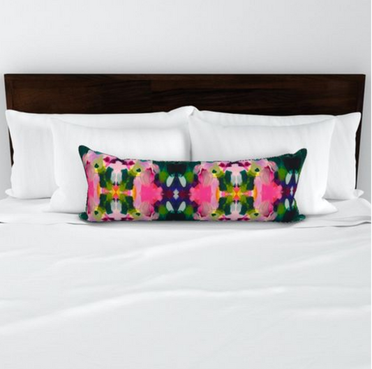 Jade XL Lumbar Throw Pillow Cover