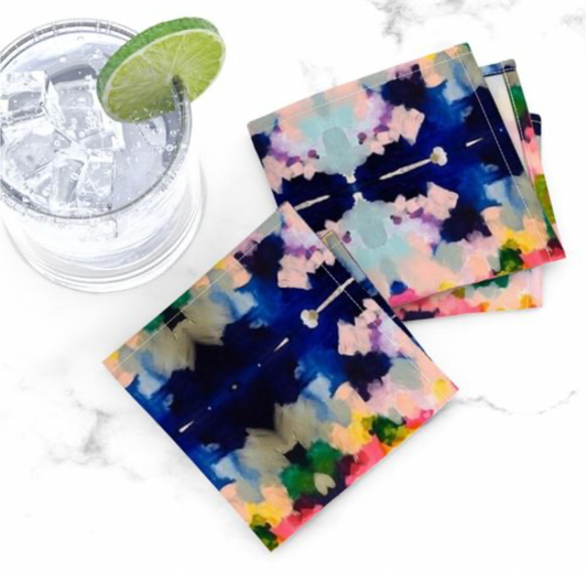 Flowerchild Cocktail Napkins, Set of 4