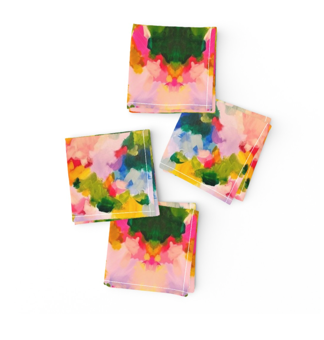 Sunset Cocktail Napkins, Set of 4