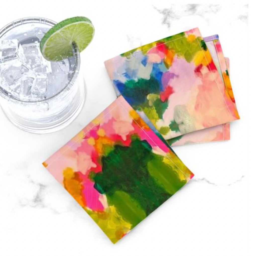 Sunset Cocktail Napkins, Set of 4