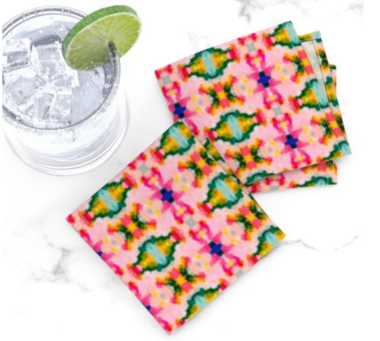 Olivia Cocktail Napkins, Set of 4