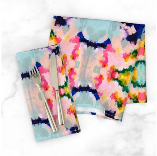 Blue Skies Dinner Napkins, Set of 2