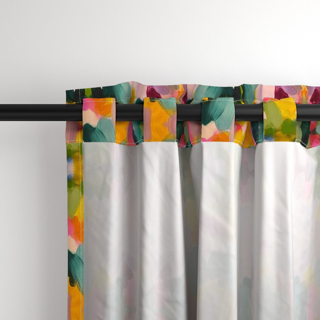 Pink Aztec Curtain Panel